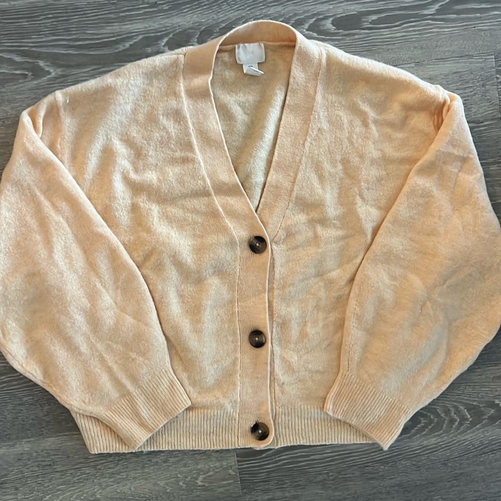 H&M Creamsicle Cardigan